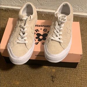 Converse gold le fleur